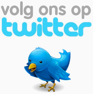 Volg ons op Twitter